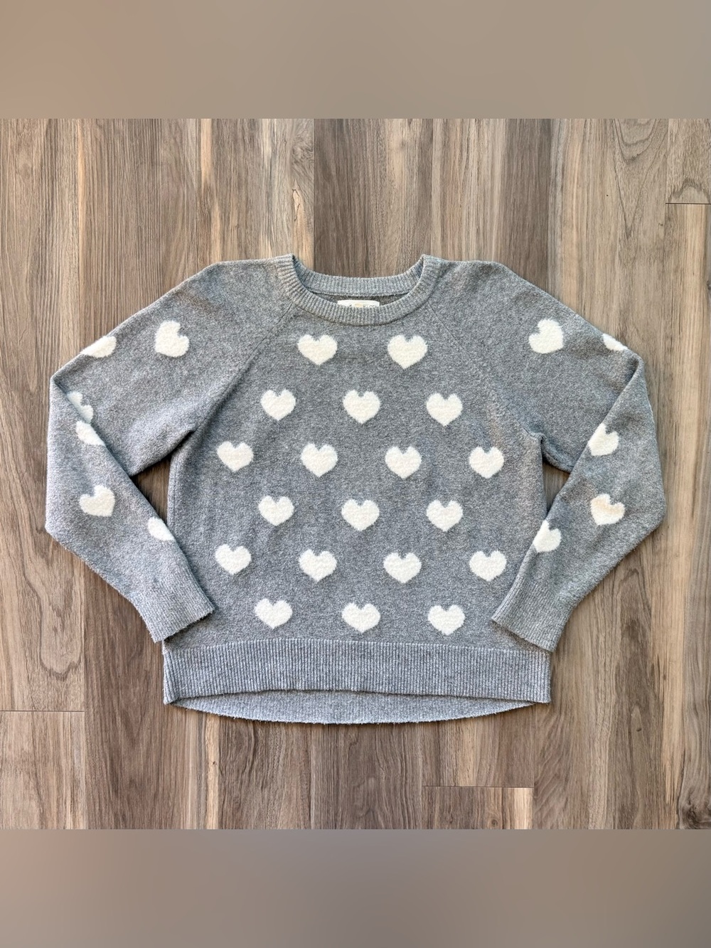 LOFT Lou & Gray Heart Sweater Size S - Picture 2 of 5
